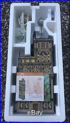 Dept 56 Times Tower Special Edition 2000 Christmas In The City MIB