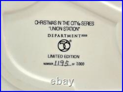 Dept 56 UNION STATON Christmas in the City Collectors Ed #1,195 /7,000 NEW