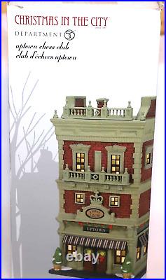 Dept 56 Uptown Chess Club 60o9754 Christmas In The City CIC Village