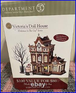 Dept. 56 Victoria's Doll House #56.59257 Christmas In The City. Slight Damage