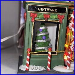 Dept 56 Visiting Santa At Finestrom's Christmas In The City Collection House