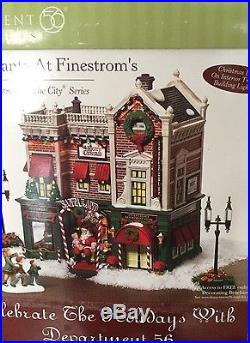 Dept 56 Visiting Santa At Finestrom's Christmas In the City