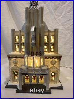 Dept 56 WDFS Radio Christmas In The City Village Accessories Set of 2