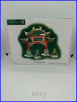 Dept 56 Welcome to Chinatown Set of 3 #807253 Christmas in the city series