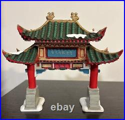 Dept 56 Welcome to Chinatown set of 3 #807253 Christmas in the City Excellent