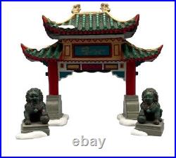 Dept 56 Welcome to Chinatown set of 3 #807253 Christmas in the City. No Box