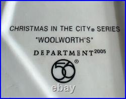 Dept 56 Woolworth's 59249 Christmas In The City CIC Village 2005 Rare