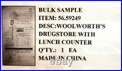 Dept 56 Woolworth's Drugstore With Lunch Counter Bulk Sample 59249 Rare