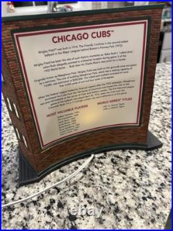 Dept 56 Wrigley Field Chicago Cubs 2001 Christmas in the City With Box