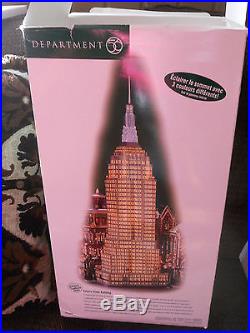 Dept 56 christmas in the city EMPIRE STATE BUILDING RARE RARE RARE BNIB