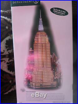 Dept 56 christmas in the city EMPIRE STATE BUILDING RARE RARE RARE BNIB