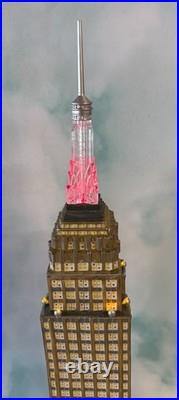 Dept 56 -empire State Building 59207 Rare Christmas In The City See Notes