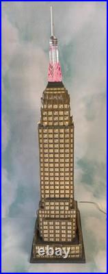Dept 56 -empire State Building 59207 Rare Christmas In The City See Notes