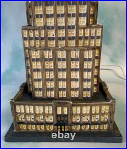 Dept 56 -empire State Building 59207 Rare Christmas In The City See Notes