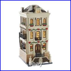 Dept 56 lit HOLIDAY BROWNSTONE 4050913 Christmas In The City DEPARTMENT D56 New