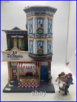 Dept 563 Christmas in The City DeFazio's Pizzeria #58949 2 piece set, withbox