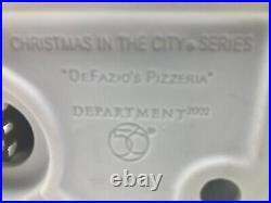 Dept 563 Christmas in The City DeFazio's Pizzeria #58949 2 piece set, withbox
