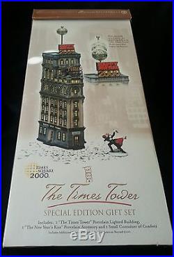 Dept, Department 56 CiC The Times Tower, NIB, Signed RARE