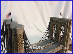 Dept56 Brooklyn Bridge New York Christmas In The City Historical Landmark Series