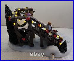 Deptment 56 Christmas in the City City Sledding With AC adapter