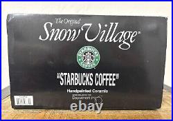 EUC Dept 56 The Original Snow Village Starbucks Coffee withbox 54859 RETIRED