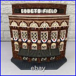 Ebbets Field Dept 56 Christmas In The City Brooklyn Dodgers Retired No Flag