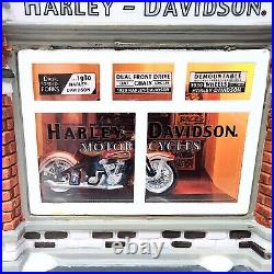 HARLEY-DAVIDSON Dept 56 Lighted CITY DEALERSHIP #59202 Christmas In The City