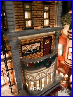 HTF Dept 56 Woolworth's Christmas in the City Excellent Condition 3-Person