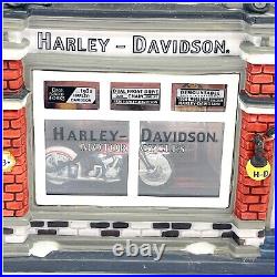 Harley Davidson Dept 56 City Dealership 59202 Christmas in the City 2002