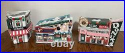 Hawthorne Village Coca Cola Light-Up Holiday Collection Bundle Tested READ