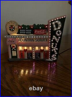 Hawthorne Village Coca Cola Light-Up Holiday Collection Bundle Tested READ