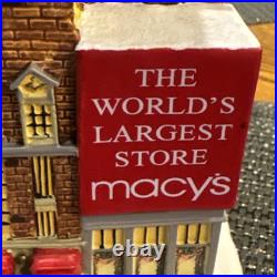 Hawthorne Village MACY'S Christmas In New York Collection With Santa HTF Rare Hawthorne Village MACY'S Christmas In New York Collection With Santa HTF Rare