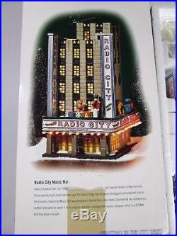 Heritage Village Collection Department 56 Christmas in the City Radio Music Hall