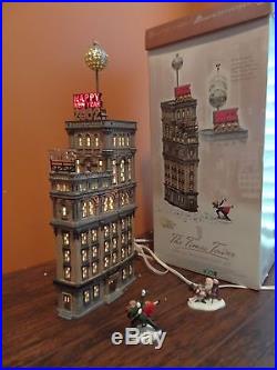 IDEO! Dept 56 55510 Times Square Tower Year New York Animated Ball Drop Village