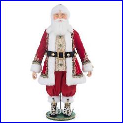 Katherine's Collection 2023 Christmas In The City Saint Nicholas North Doll 32in