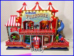 Lemax Circus Funhouse #05616 Tested Works, Missing a Flag