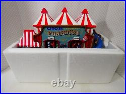 Lemax Circus Funhouse #05616 Tested Works, Missing a Flag