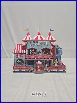 Lemax Circus Funhouse Holiday Village Carnival Animated With Lights Sound No Box