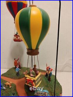 Lemax SKY HIGH CITY PARK Balloon Rides LIGHTED Animated COMPLETE WORKING