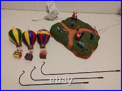 Lemax SKY HIGH CITY PARK Balloon Rides LIGHTED Animated COMPLETE WORKING