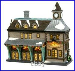 Lincoln Station Dept 56 #6003056 Christmas in the City LIT & Sound