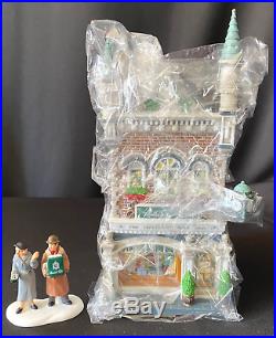 MIB Dept 56 Christmas In The City Marshall Fields Frango Candy Shop + Accessory