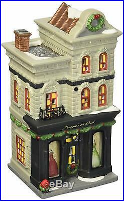 Maggies on Park Dept 56 4056625 Christmas In The City Village dress shop store Z