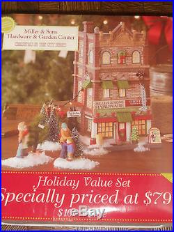 Miller & Sons Hardware NEW Department Dept. 56 Christmas In The City Village CIC