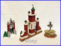 NEW! 3pc Department 56 CIC CITY PARK GATEWAY #58992 w A KEY TO THE CITY #58893