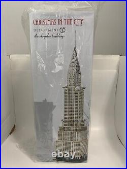 NEW Dept 56 Christmas in The City Chrysler Building 4030342