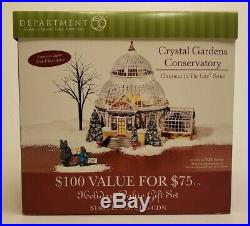 NEW Dept 56 Christmas in the City Series CRYSTAL GARDENS CONSERVATORY #59219