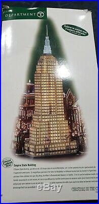 NEW Dept 56 Christmas in the City Series EMPIRE STATE BUILDING #56.59207 NIB