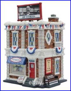 NEW Dept 56 New York Yankees Souvenir Shop Christmas In The City Village 59224