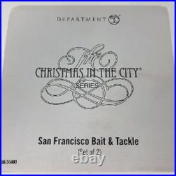 NEW Dept. 56 San Francisco Bait & Tackle 56.06400 Christmas In The City RARE